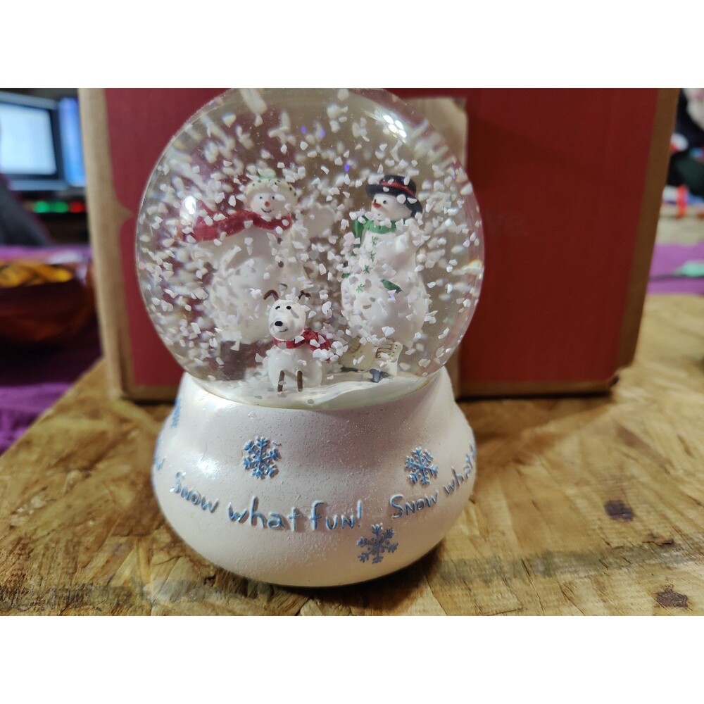 Musical Snow globe "Snow What Fun"